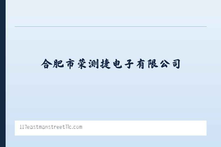 合肥市荣测捷电子有限公司 - 相关阅读 列表图